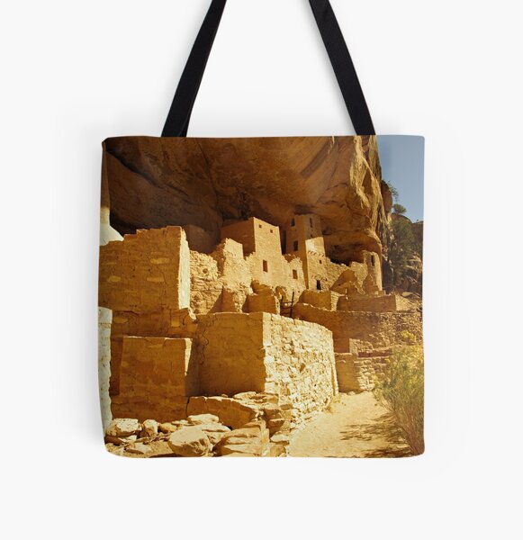 Cliff Palace, Mesa Verde All Over Print Tote Bag