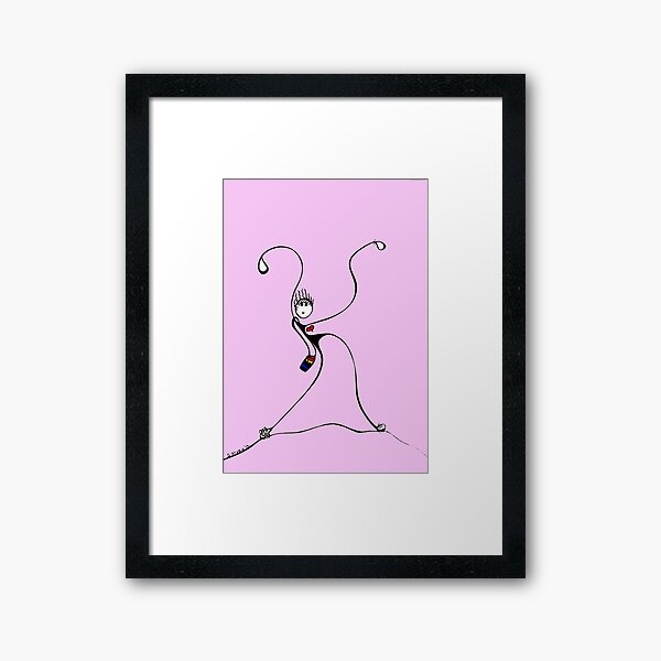 Pride person. Framed Art Print