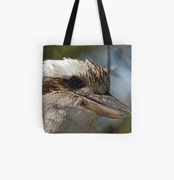 Kookaburra Portrait All Over Print Tote Bag