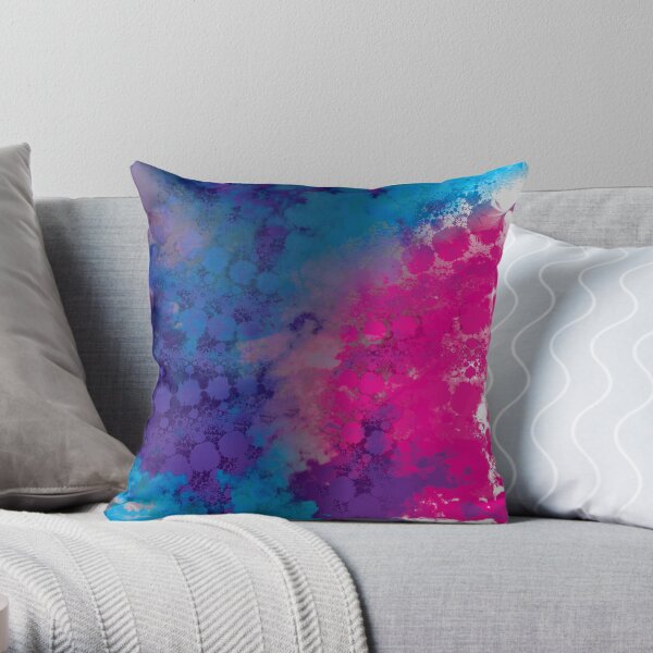 Color Texture II Throw Pillow
