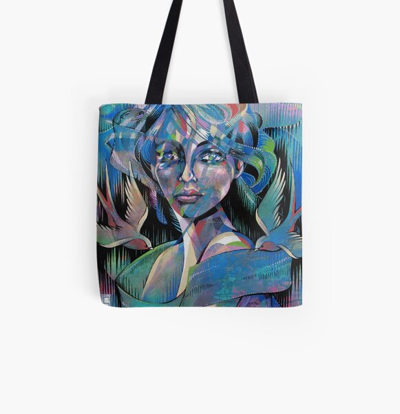 'Angela 2' All Over Print Tote Bag
