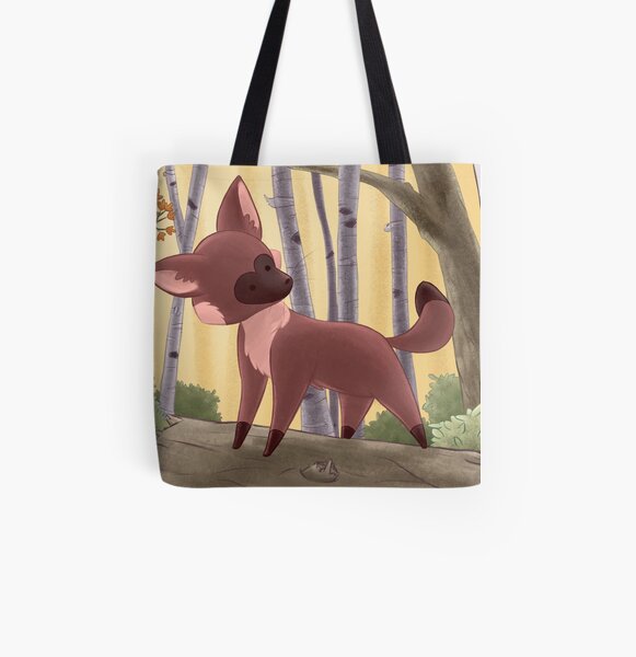 Fox's Forest All Over Print Tote Bag