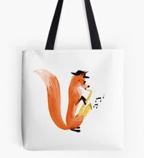 Jazzy Fox Tote Bag