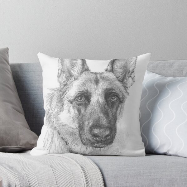 Artikelvorschau, German shepherd drawing entworfen und verkauft von mike theuer.