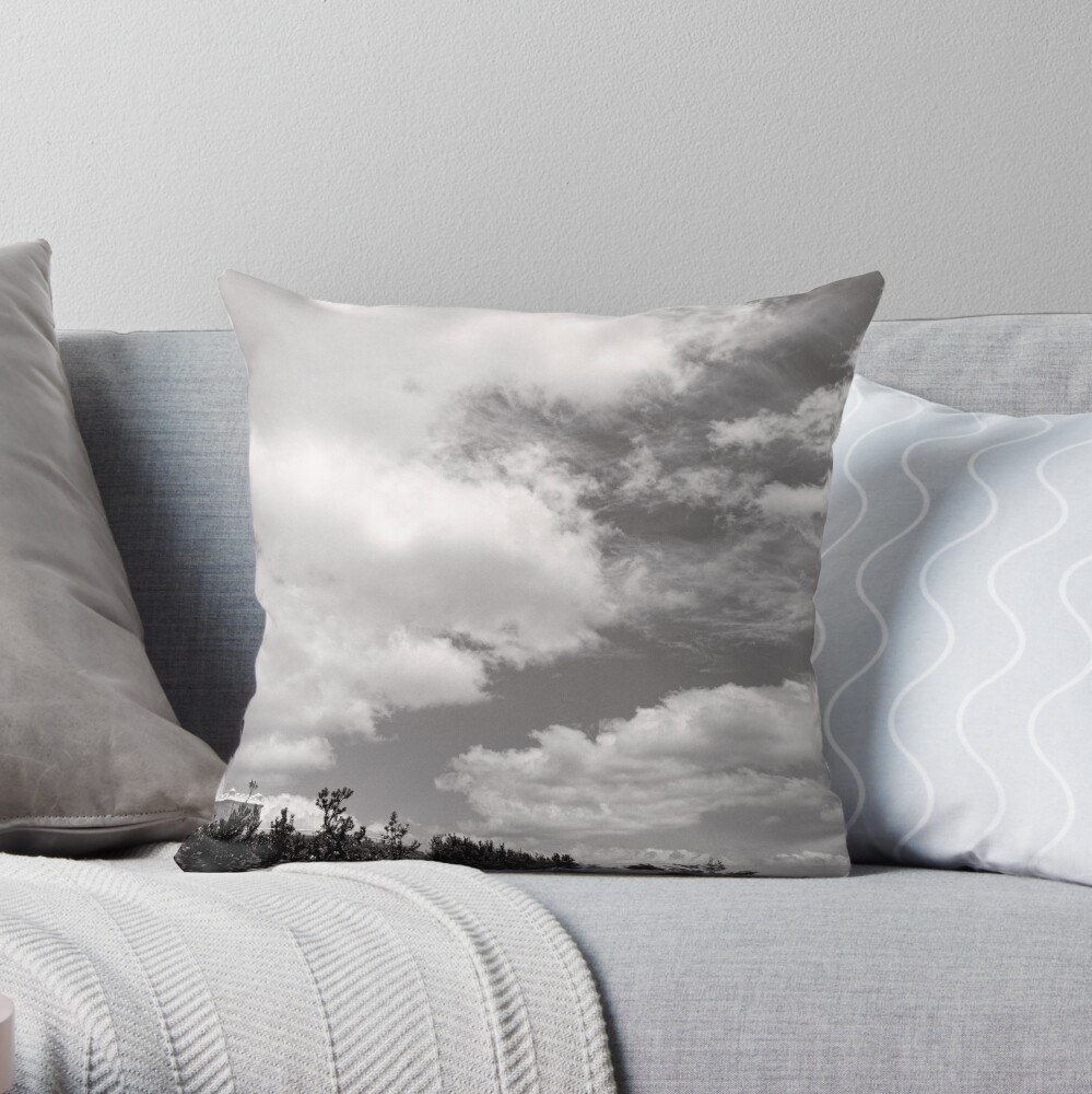 Lighthouse in the Clouds - NSW - Australia Throw Pillow