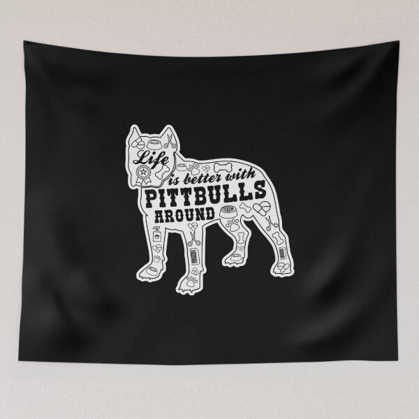 Item preview, Pitbull Dog product   Life Is Better   Pet Owner Gift  design designed and sold by stuch75.