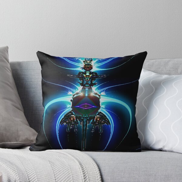 Jet Pack Throw Pillow