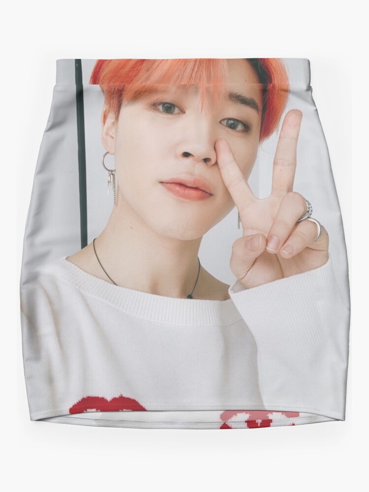 jimin - bts Mini Skirt for Sale by zeebanshee