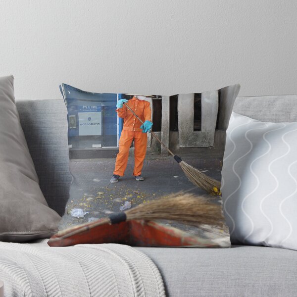 Item preview, Holiday snaps - street cleaning lady designed and sold by geof.