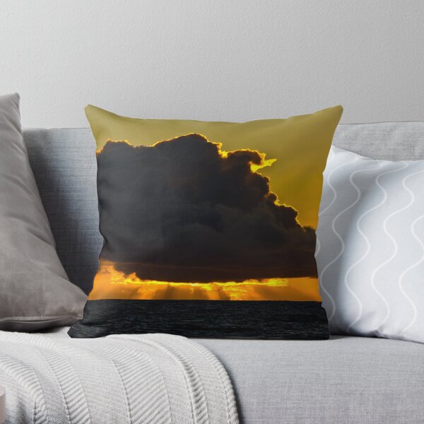 Sunset at Squeaky Beach, Wilsons Prom Throw Pillow