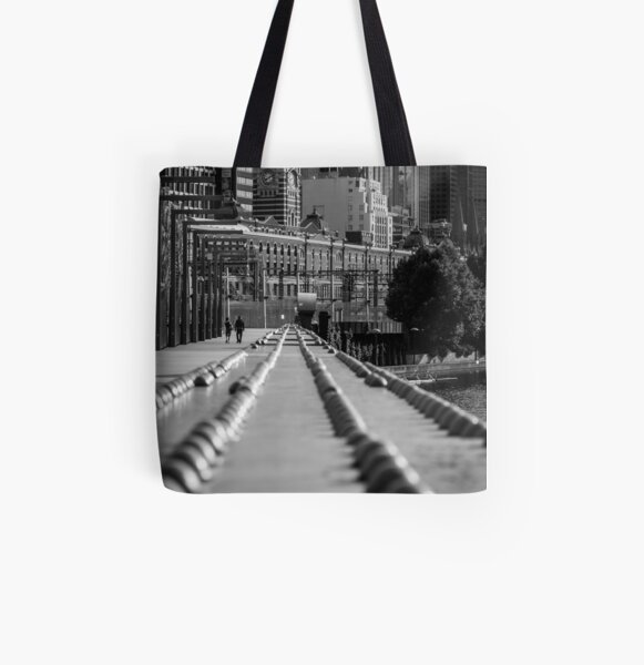 Sandridge Rail Bridge All Over Print Tote Bag