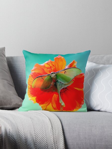 Item preview, Luna Moth Orange Poppy  Flower designed and sold by Randy Branham.