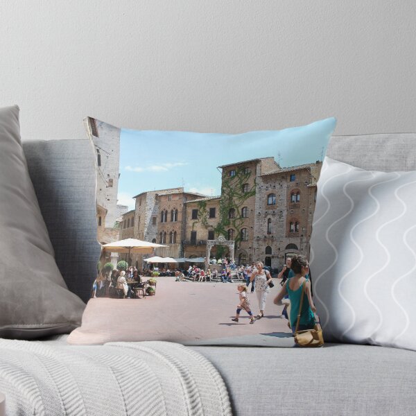 Item preview, Piazza della Cisterna with another sentinel designed and sold by Helen Greenwood.