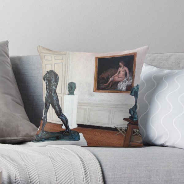 The Hotel Biron Throw Pillow