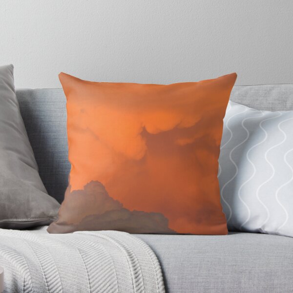 Staring into the heart Throw Pillow