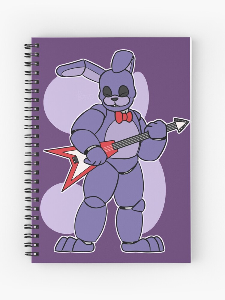 FNAF Plush Foxy Spiral Notebook for Sale by Amberlea-draws