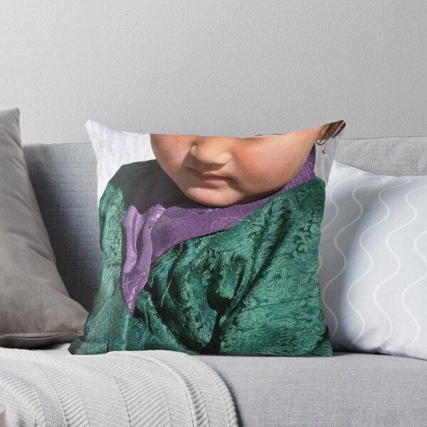 Item preview, Young girl wearing a Kira, Thimphu Bhutan designed and sold by LeighBlake.