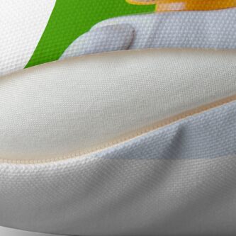 Alternate view of Mark Cavendish Portrait Throw Pillow
