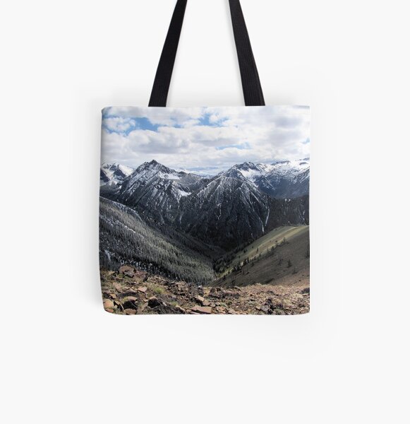 Wallowa Mountains Oregon All Over Print Tote Bag