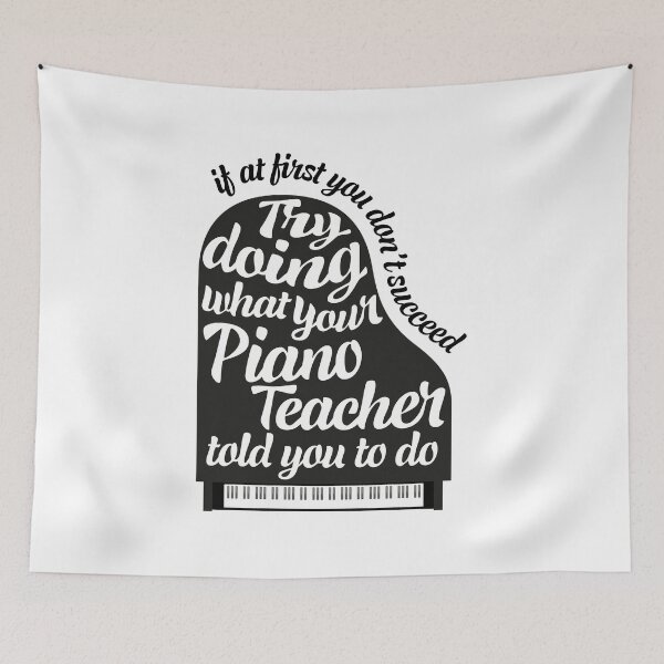 Item preview, Piano Teacher product   If You Don't Succeed   Music Student Gifts design designed and sold by stuch75.