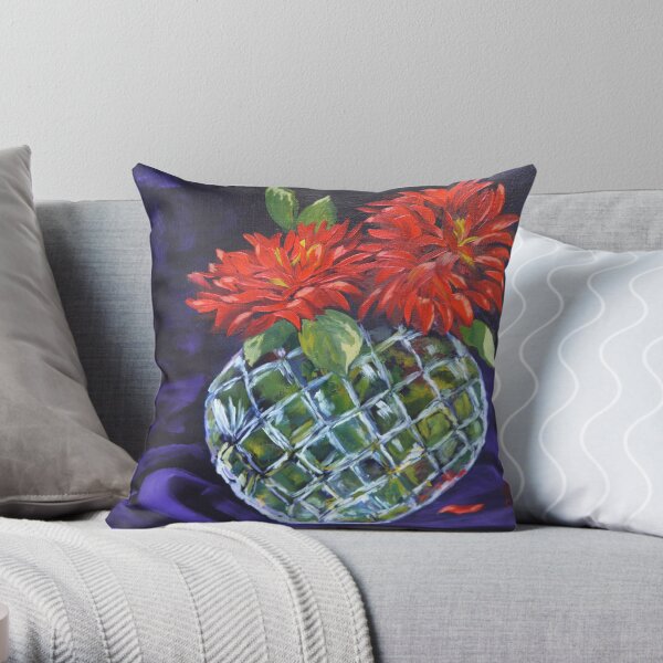 Zinnia Throw Pillow