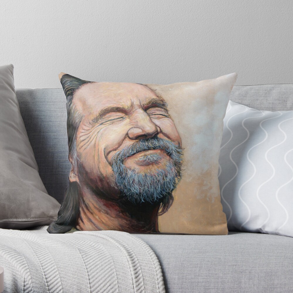 Blue Skies Throw Pillow