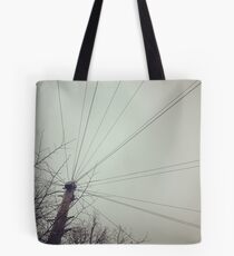 Telegraph wires Tote Bag