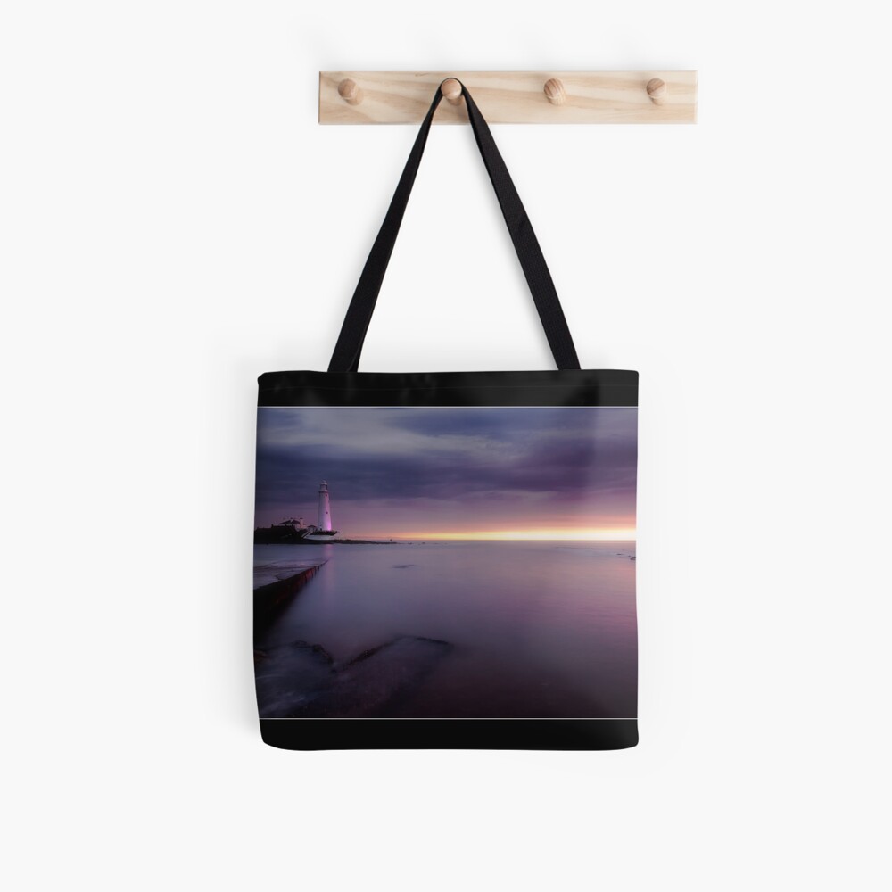 St Mary's Lighthouse Tote Bag