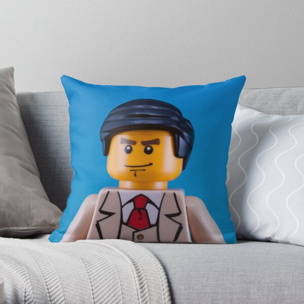 Alan Turing Portrait Throw Pillow