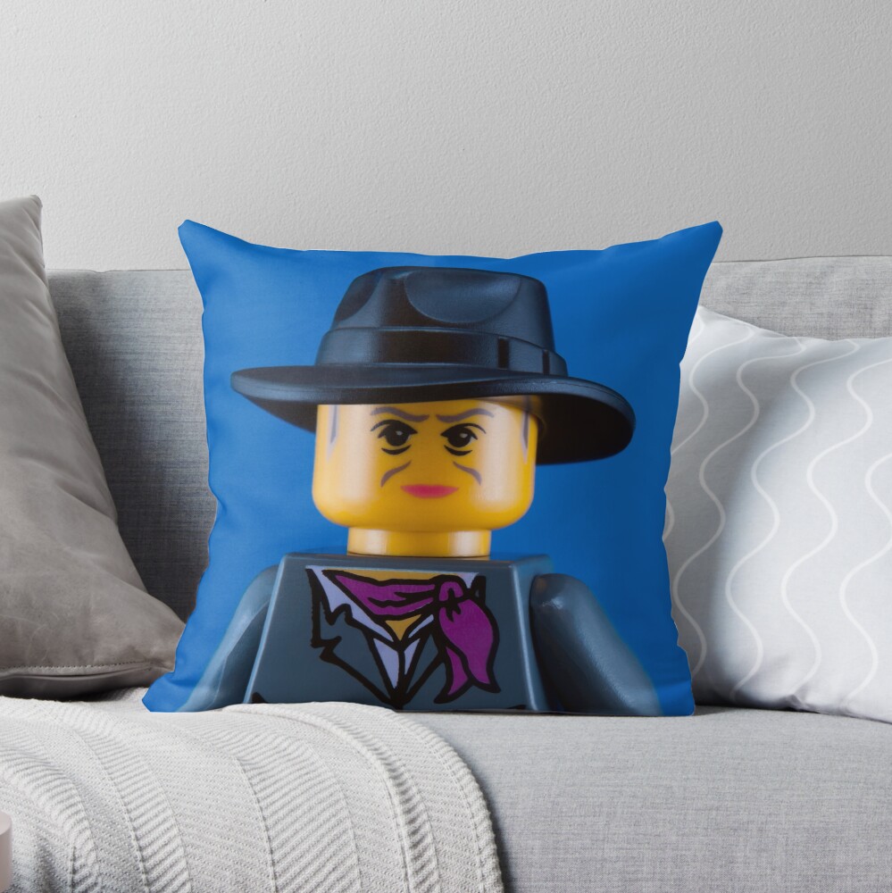 Quentin Crisp Portrait Throw Pillow