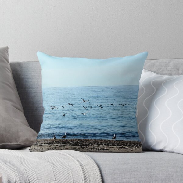 Item preview, Seagulls in a sunny beach  designed and sold by mkokonoglou.