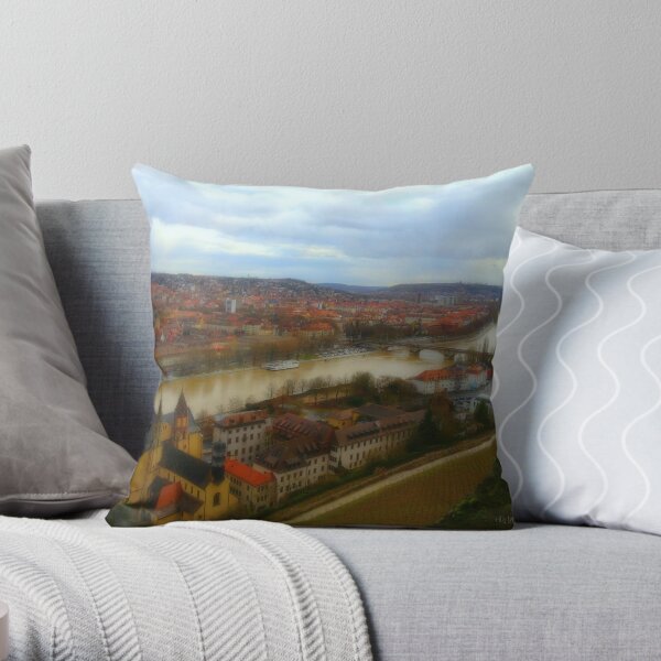 Marienberg Fortress Throw Pillow