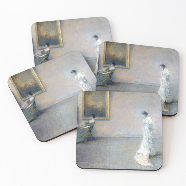 Item preview, Thomas Wilmer Dewing - The White Dress designed and sold by ArtExpression.