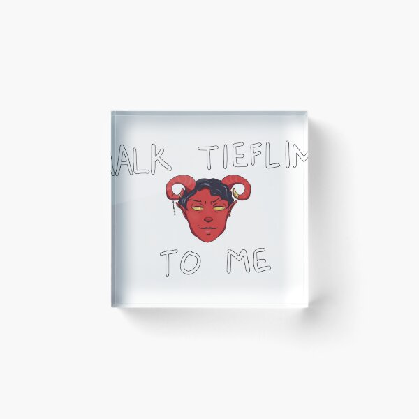 Item preview, Talk Tiefling to Me designed and sold by drinktea-rebel.