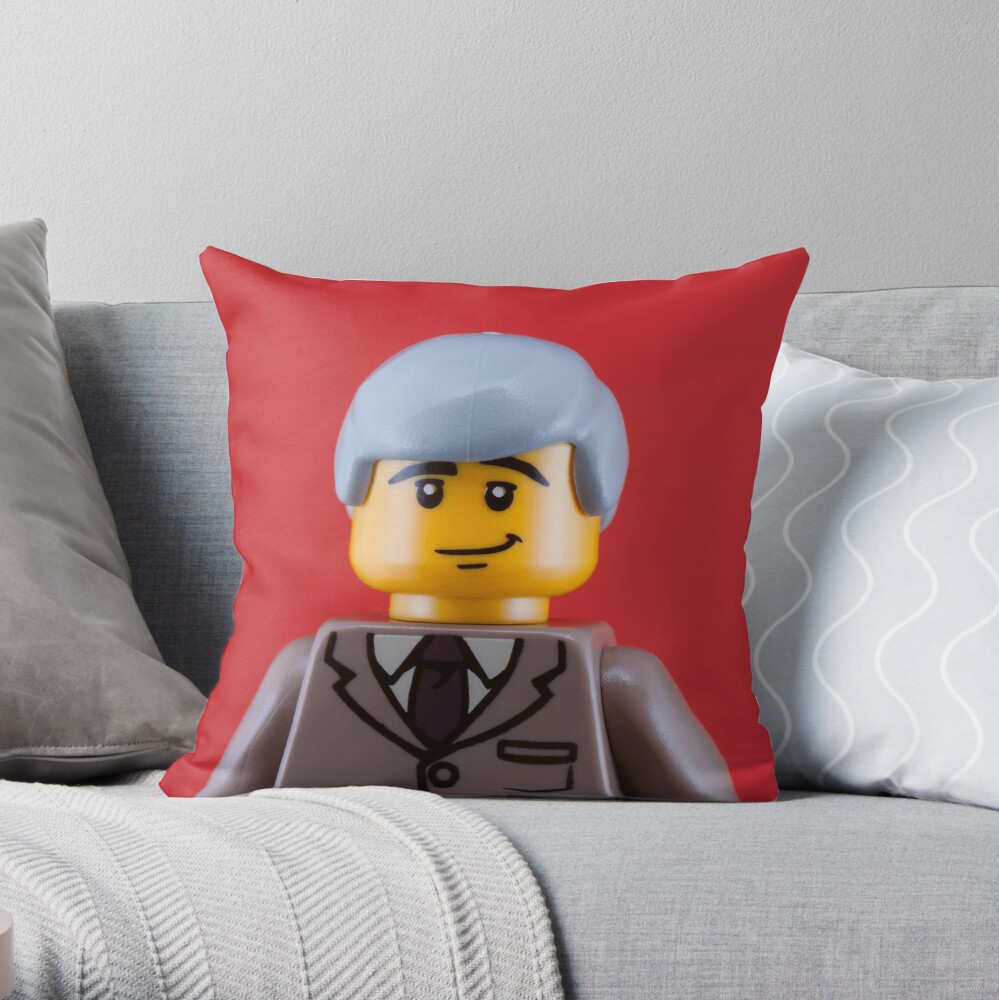 Gilbert Portrait Throw Pillow