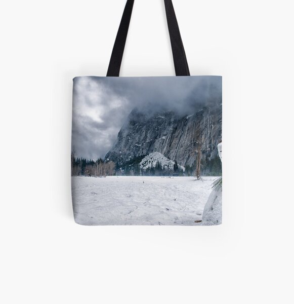 Snowmen of Yosemite All Over Print Tote Bag
