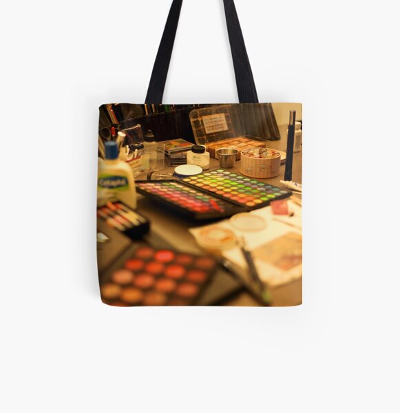 Makeup Allover-Print Tote Bag