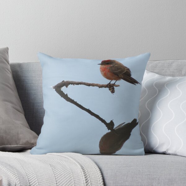 Item preview, Vermilion Flycatcher (Reflections of Tranquility)  designed and sold by Luck of the Shutter.
