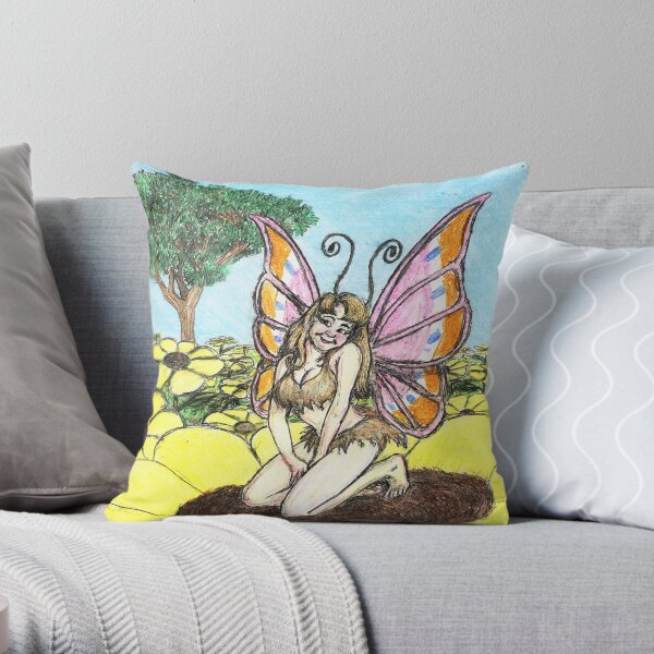 Brown Eyed Susan Throw Pillow