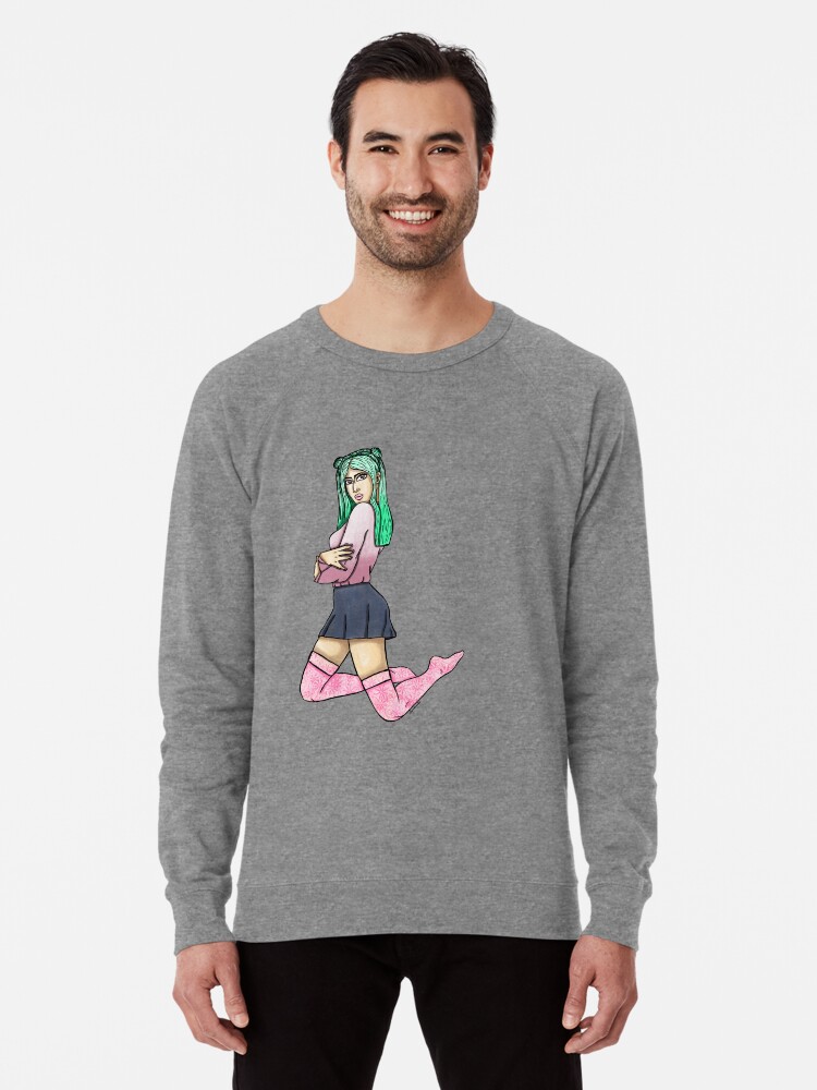 pretty green sweatshirt