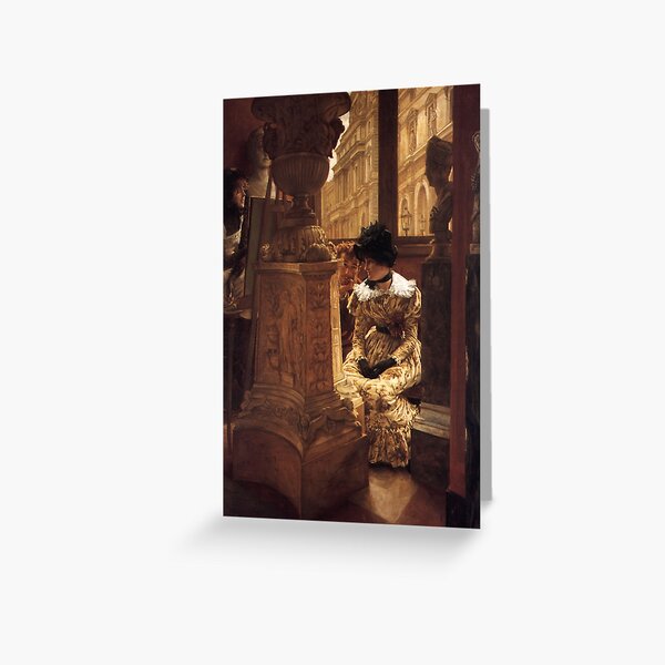 Item preview, James Tissot - In the Louvre designed and sold by ArtExpression.