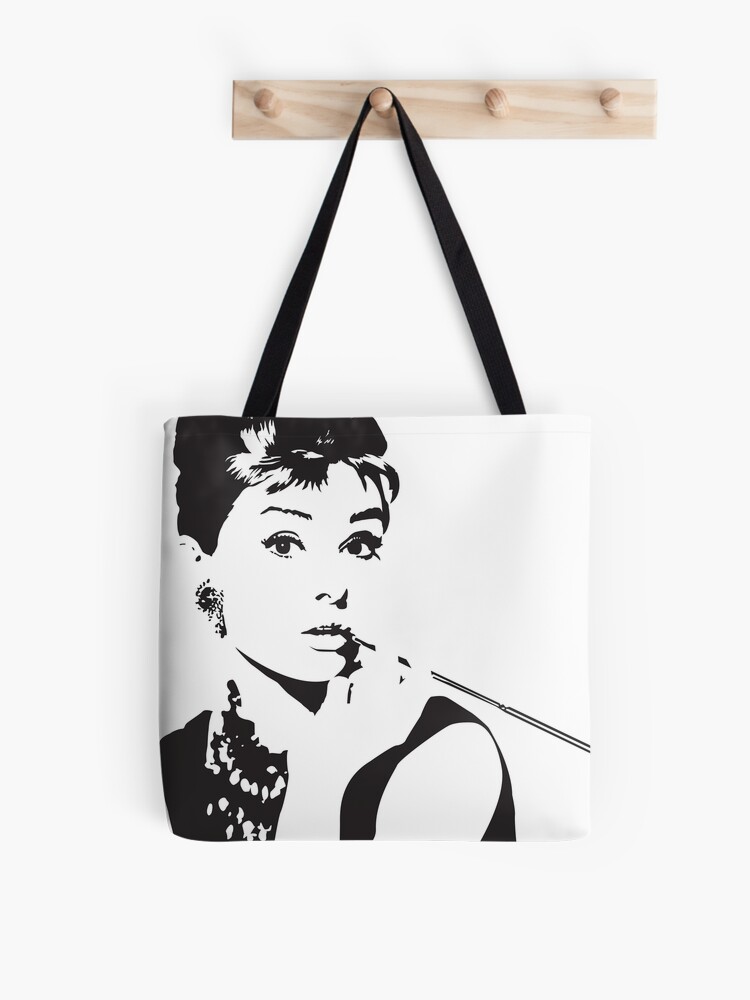 Audrey Hepburn Minimal Portrait Tote Bag for Sale by