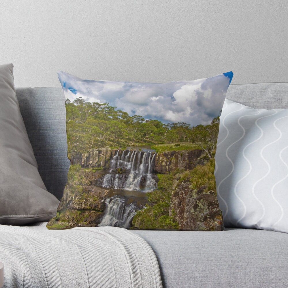 Ebor Falls Lookout Throw Pillow