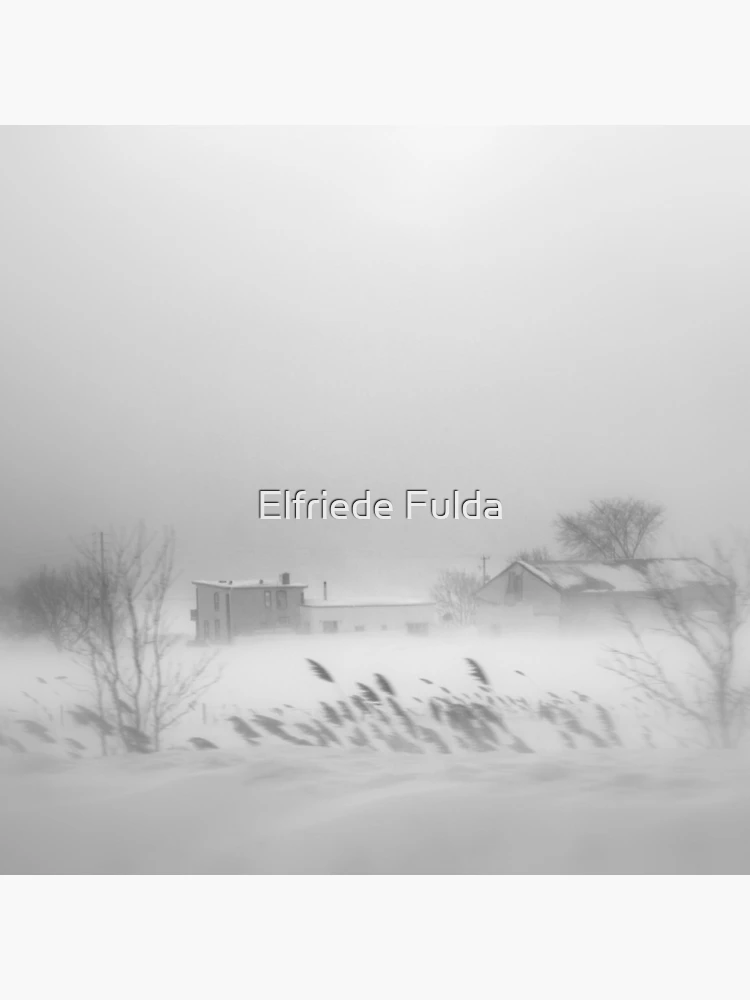 Thumbnail 4 of 4, Pillow, Snowed In ? designed and sold by Elfriede Fulda.