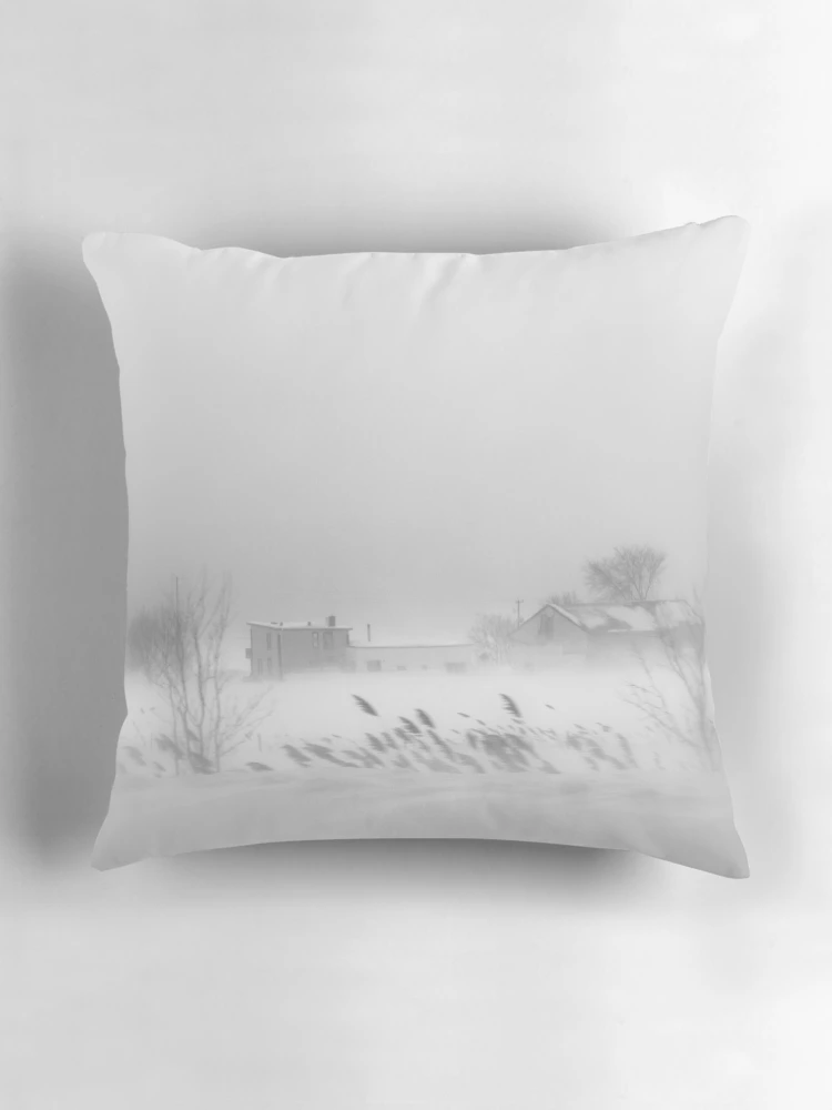 Thumbnail 3 of 4, Pillow, Snowed In ? designed and sold by Elfriede Fulda.