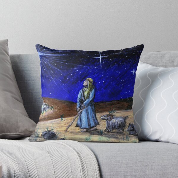 Silent Night Throw Pillow
