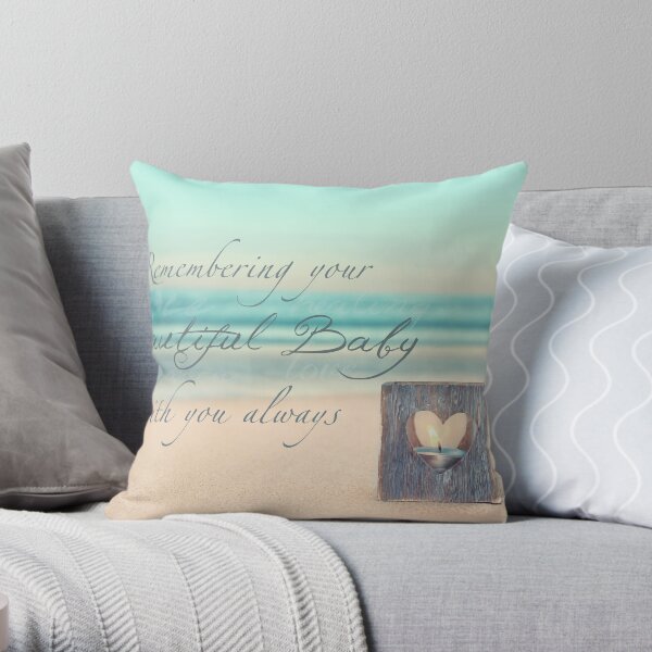 Remembering Your Baby Throw Pillow