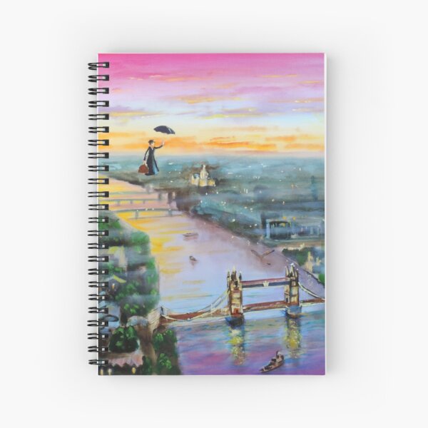 Mary Poppins London Hasta la altura más alta Cuaderno de espiral