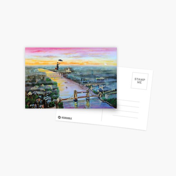 Vista previa del artículo con la obra «Mary Poppins London Hasta la altura más alta», diseñado y vendido por GORDON BRUCE ART.