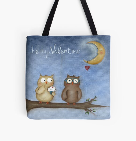 Be My Valentine All Over Print Tote Bag